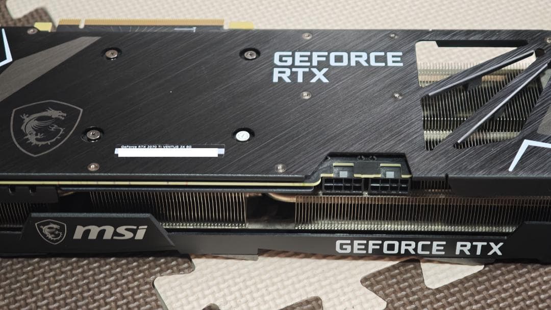 ぽ*ん様 NVIDIA GeForce RTX 3070 Ti 8GB msi