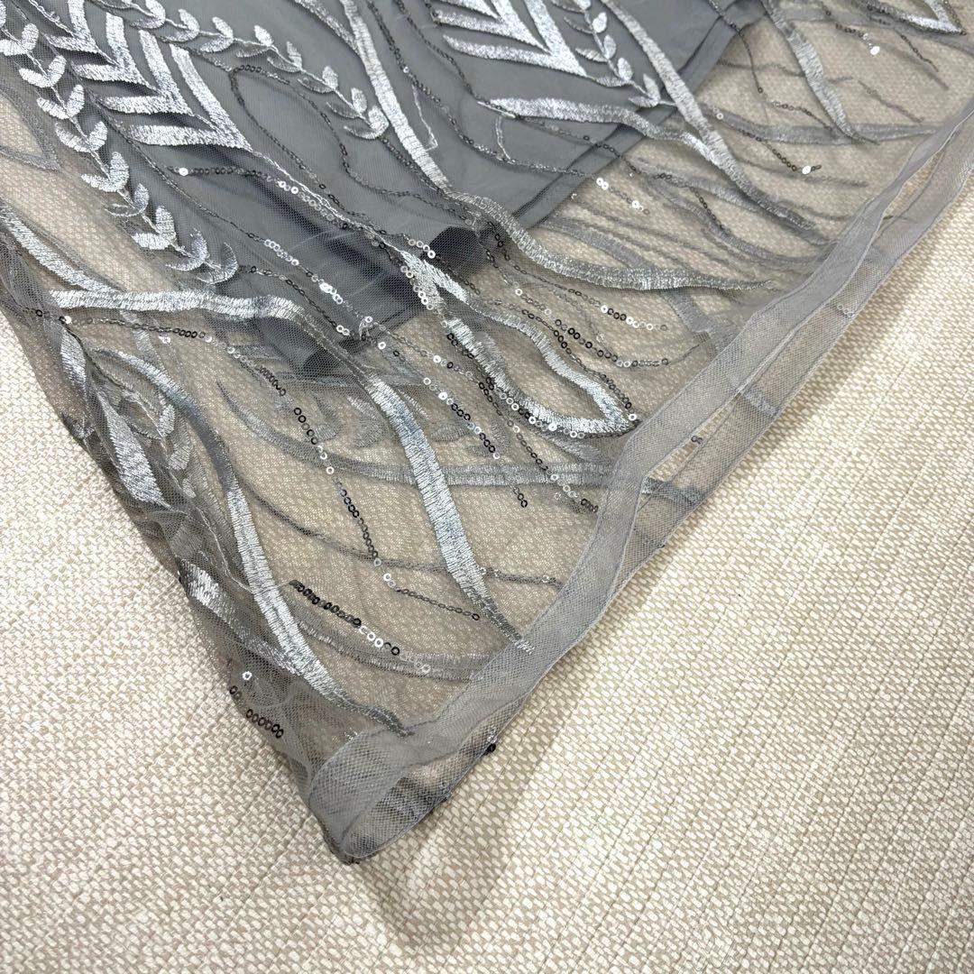 ボレロチュールレース刺繍セットアップワンピース