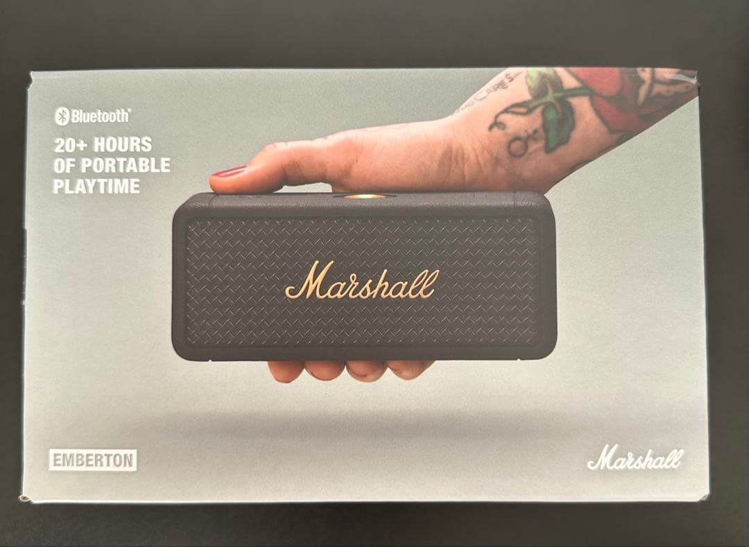 Marshall Emberton ブラック&ブラス