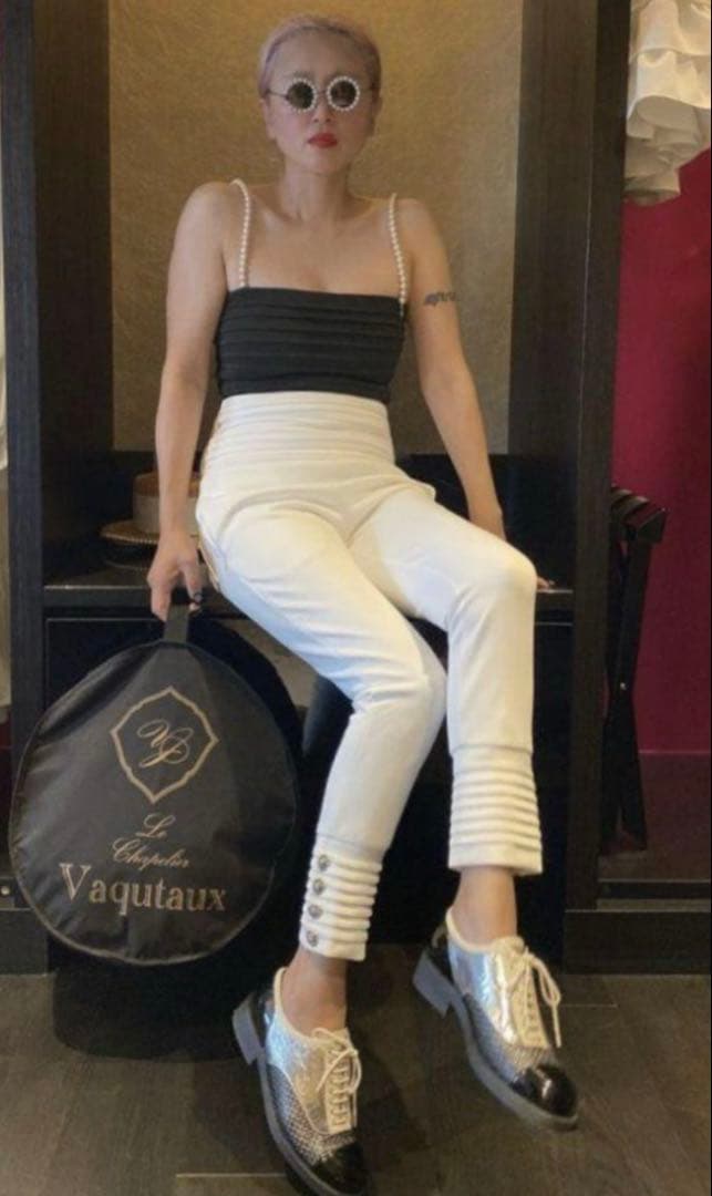 ヴァクトーヴォヤージュ　ビーチタウン　ドレス　シリーズ　レギンス　白