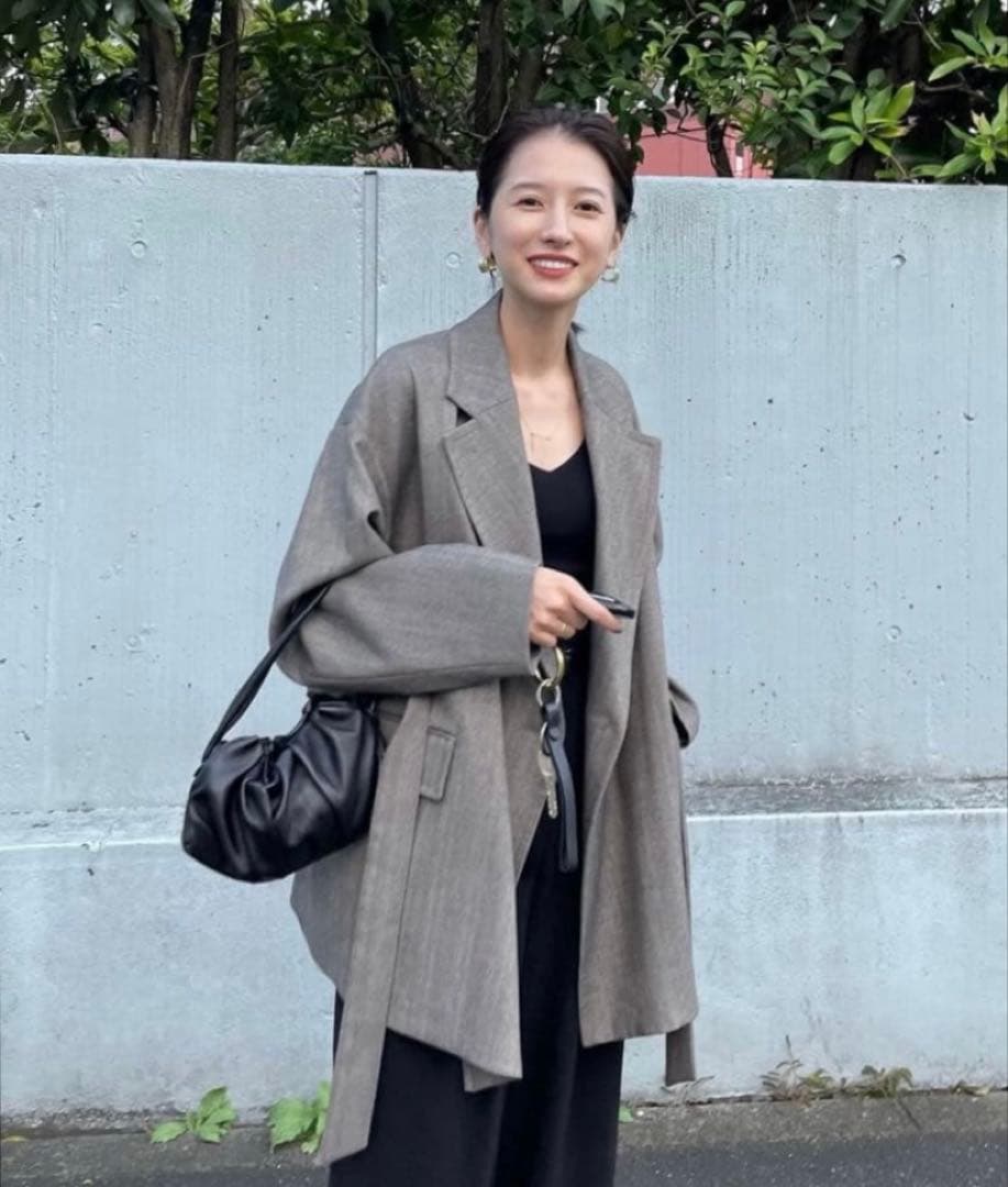 CLANE 2WAY BELT TAILORED JACKET サイズ2