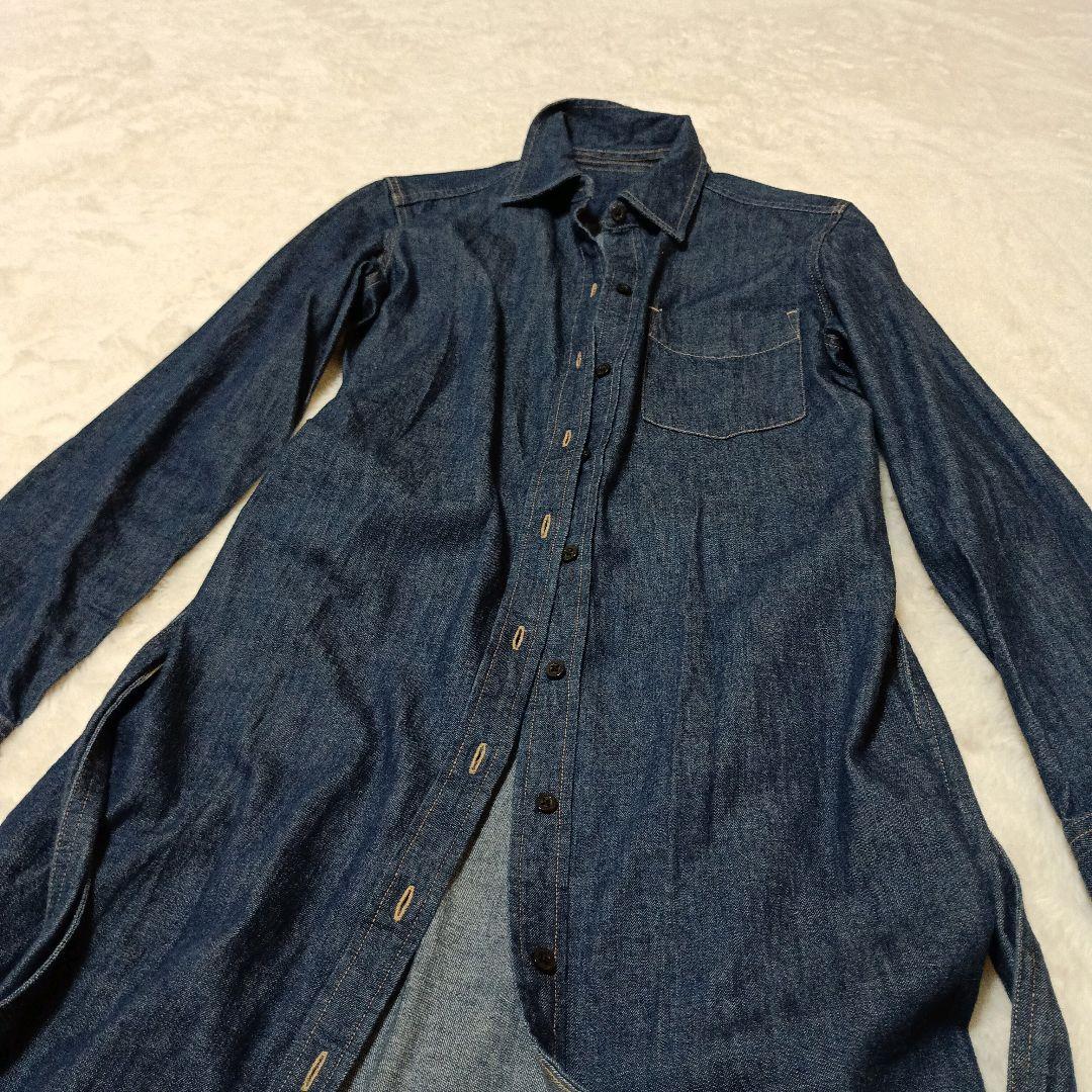 ラルフローレン　ロング　デニムワンピース　ベルト　長袖