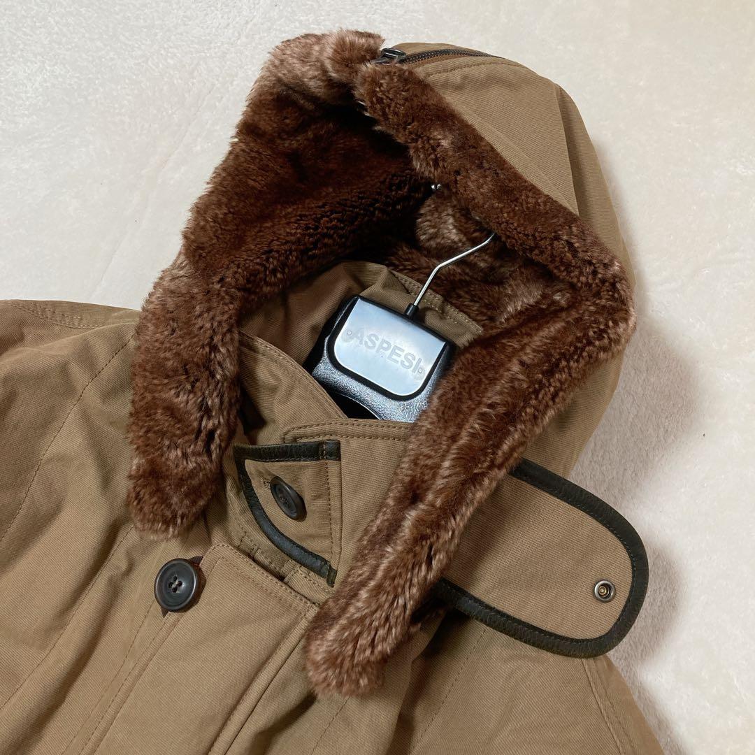 【美品】HUGO BOSS ヒューゴ ボス 裏ボア フード モッズコート 50