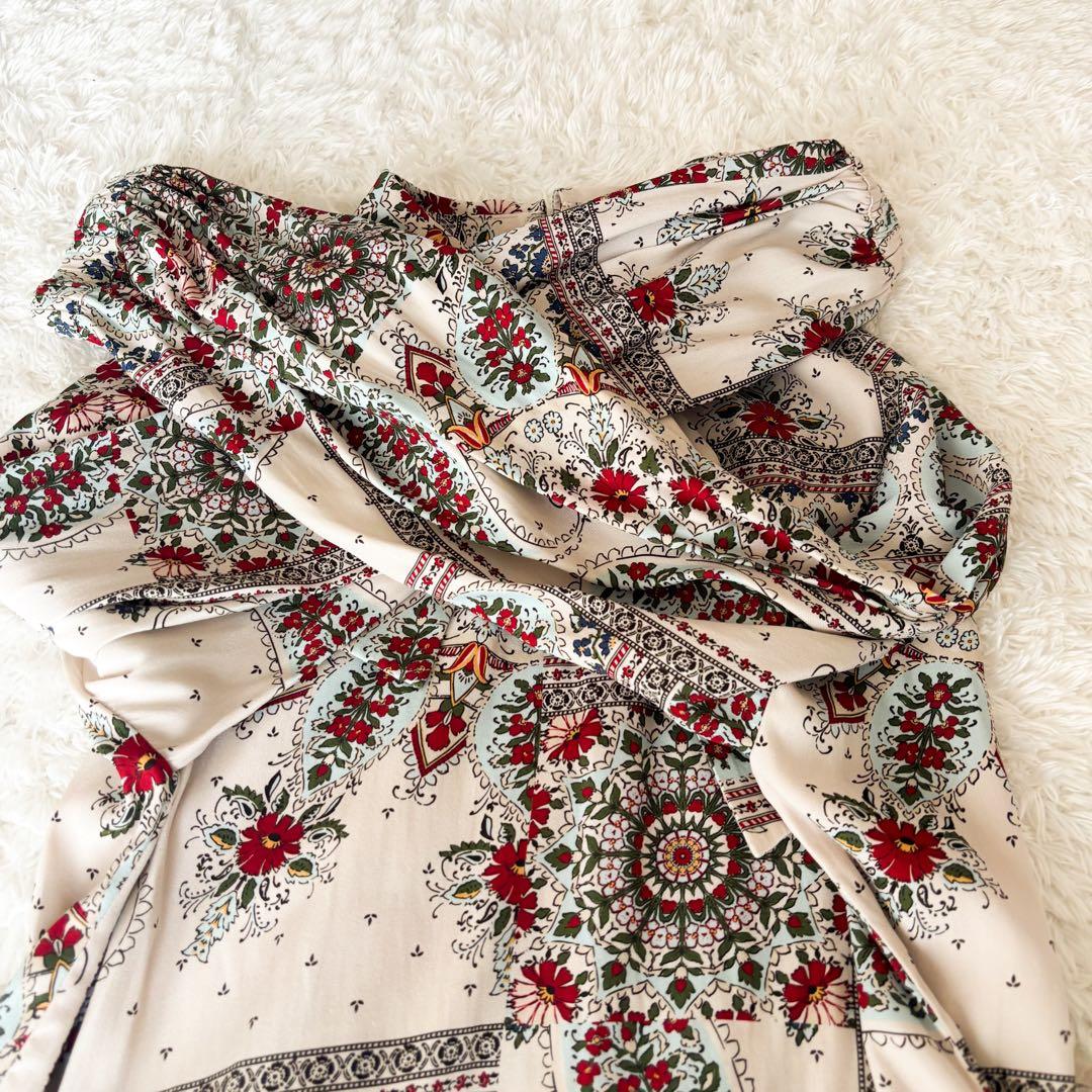 【専用】美品✨グレースコンチネンタル　フラワーペイズリープリントワンピース