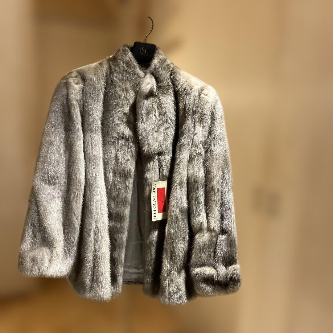 サファイアミンクハーフコート