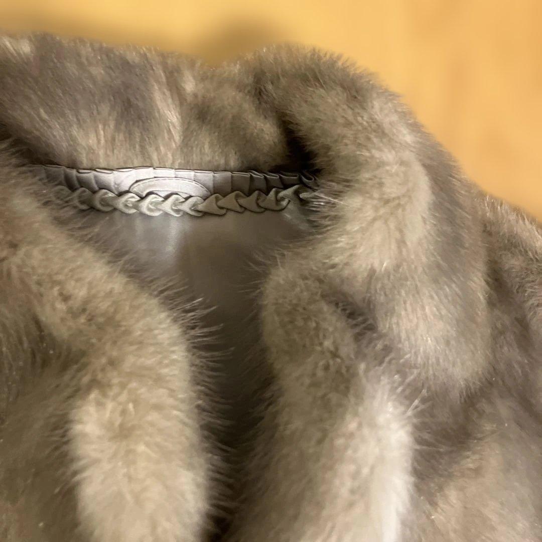 サファイアミンクハーフコート