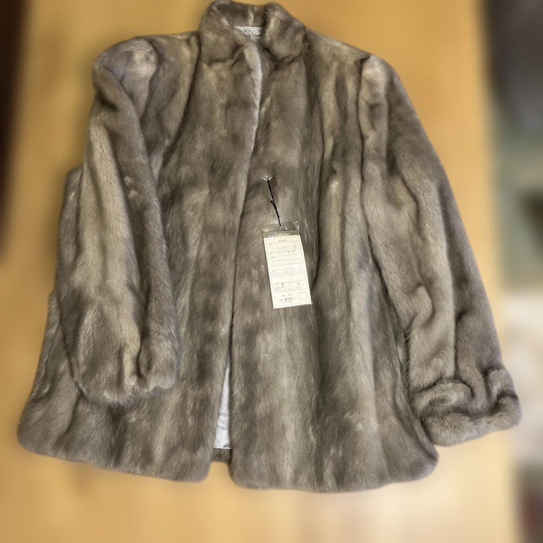 サファイアミンクハーフコート