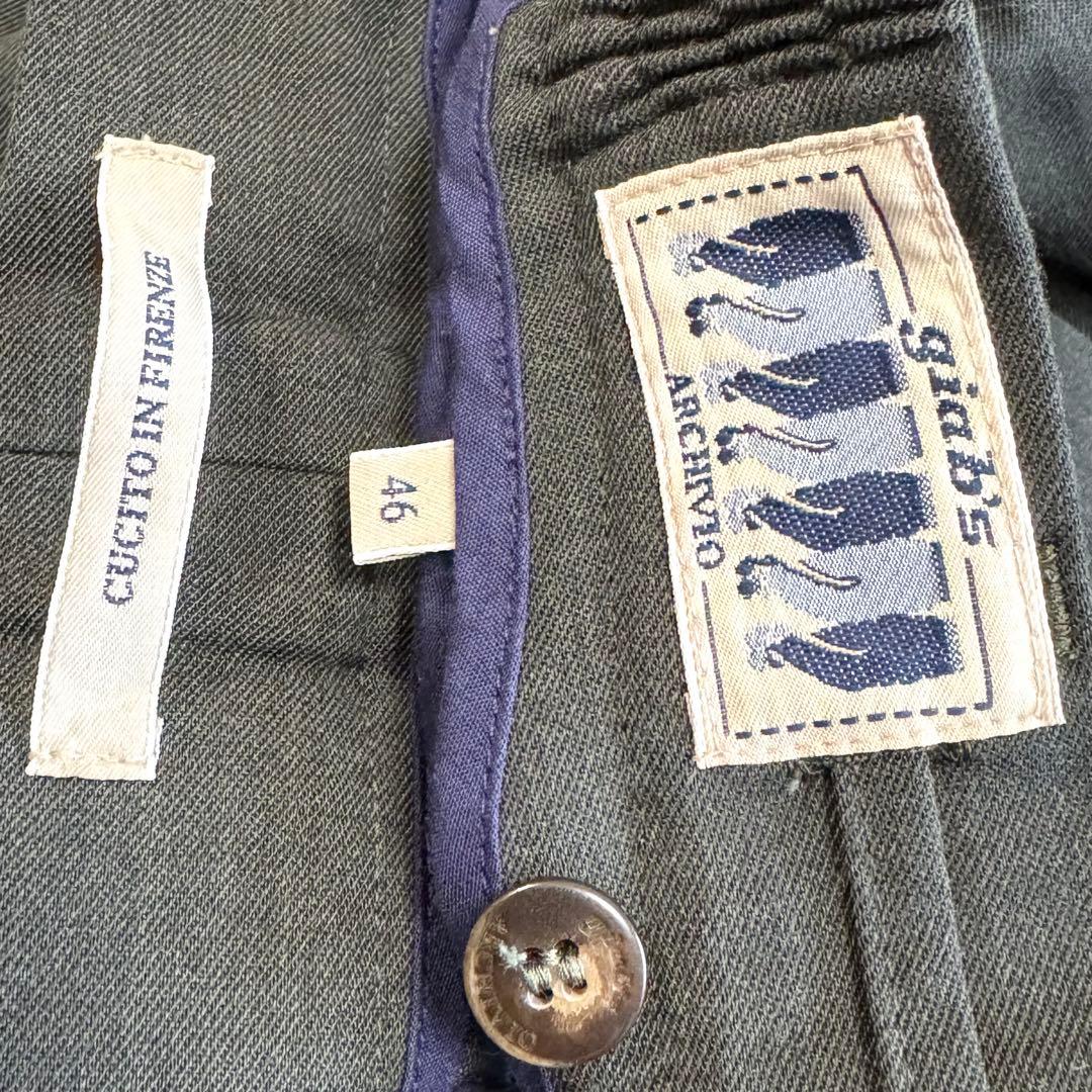 ジャブスアルキヴィオ MASACCIO 永久クリース ウール スラックス 46