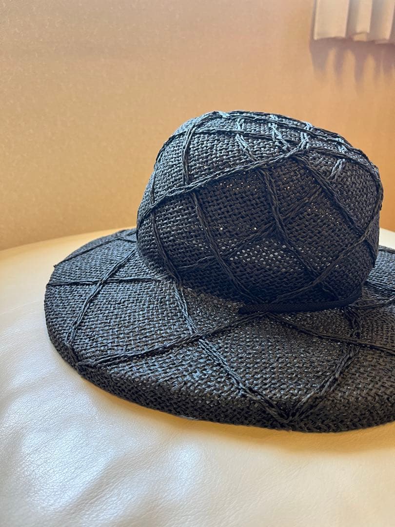 美品 La Maison de Lyllis ハット　ブラック