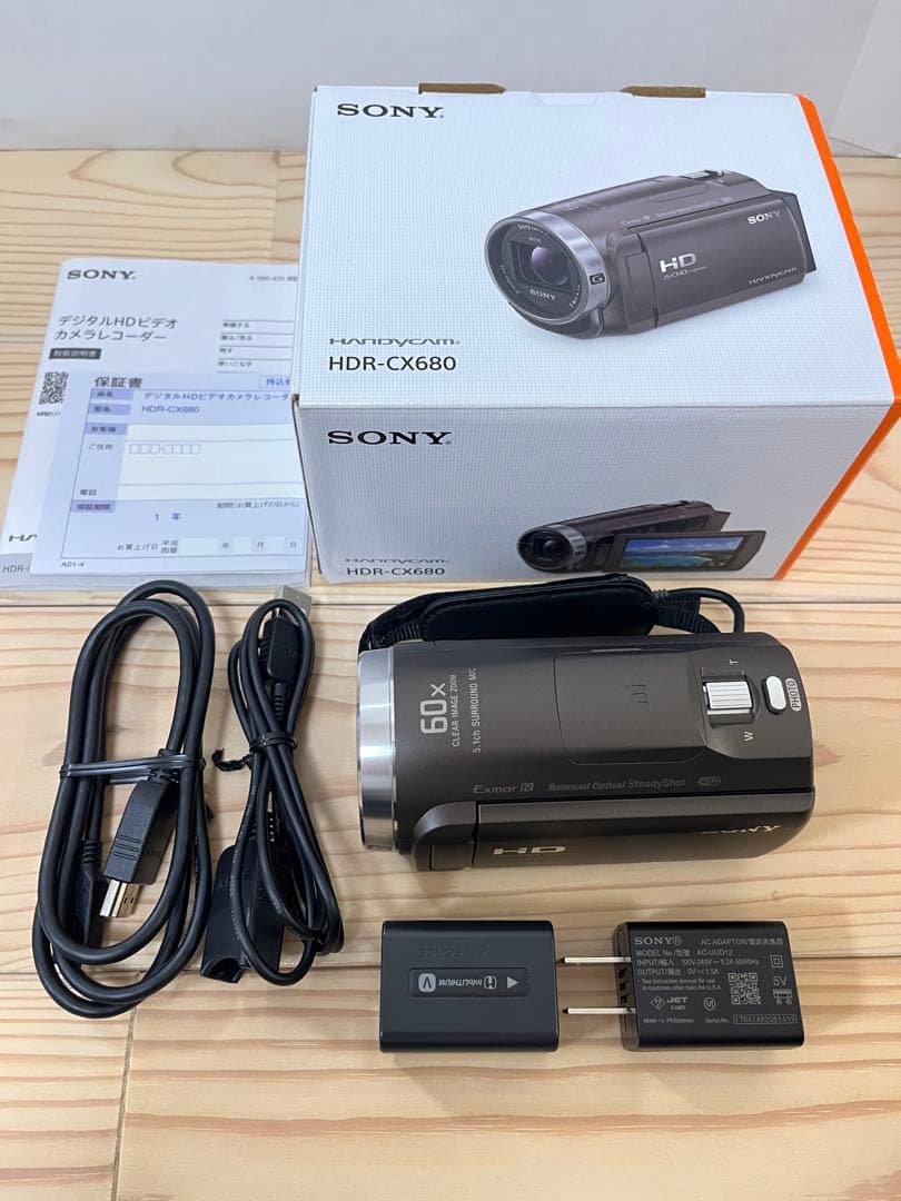 SONYハンディカムHDR-CX680