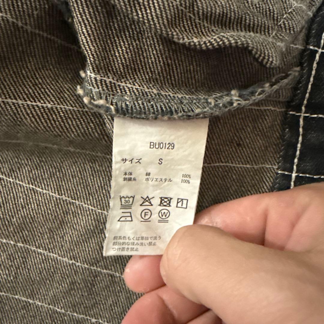 BlessU ストライプデニムジャケット Sサイズ