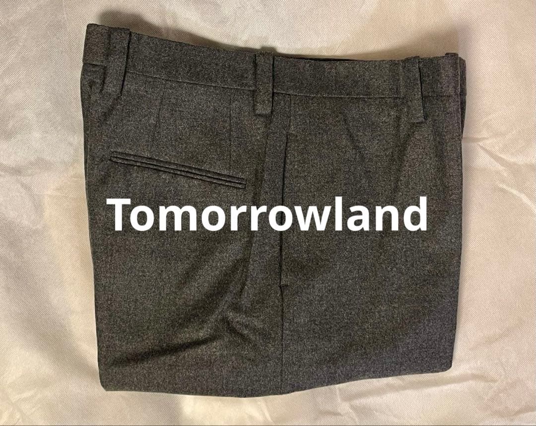 TOMORROWLAND ウールカシミヤサキソニー テーパードパンツ