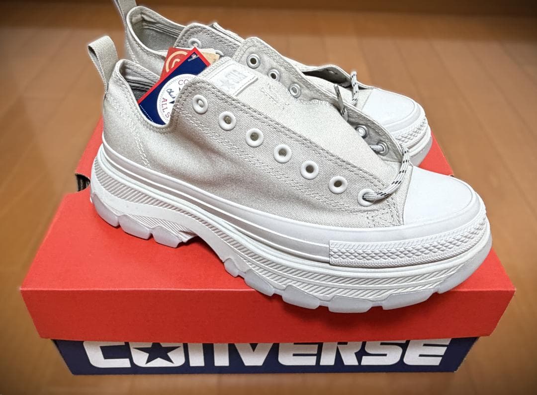 ★未使用 CONVERSE ALL STAR TREKWAVE 厚底 ローカット