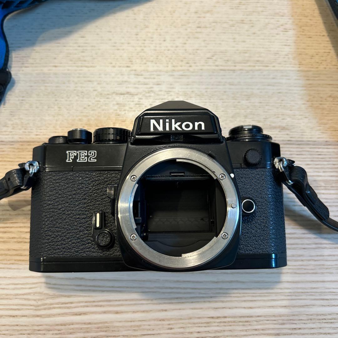 Nikon FE2 説明書、レザーケース、ストラップセット