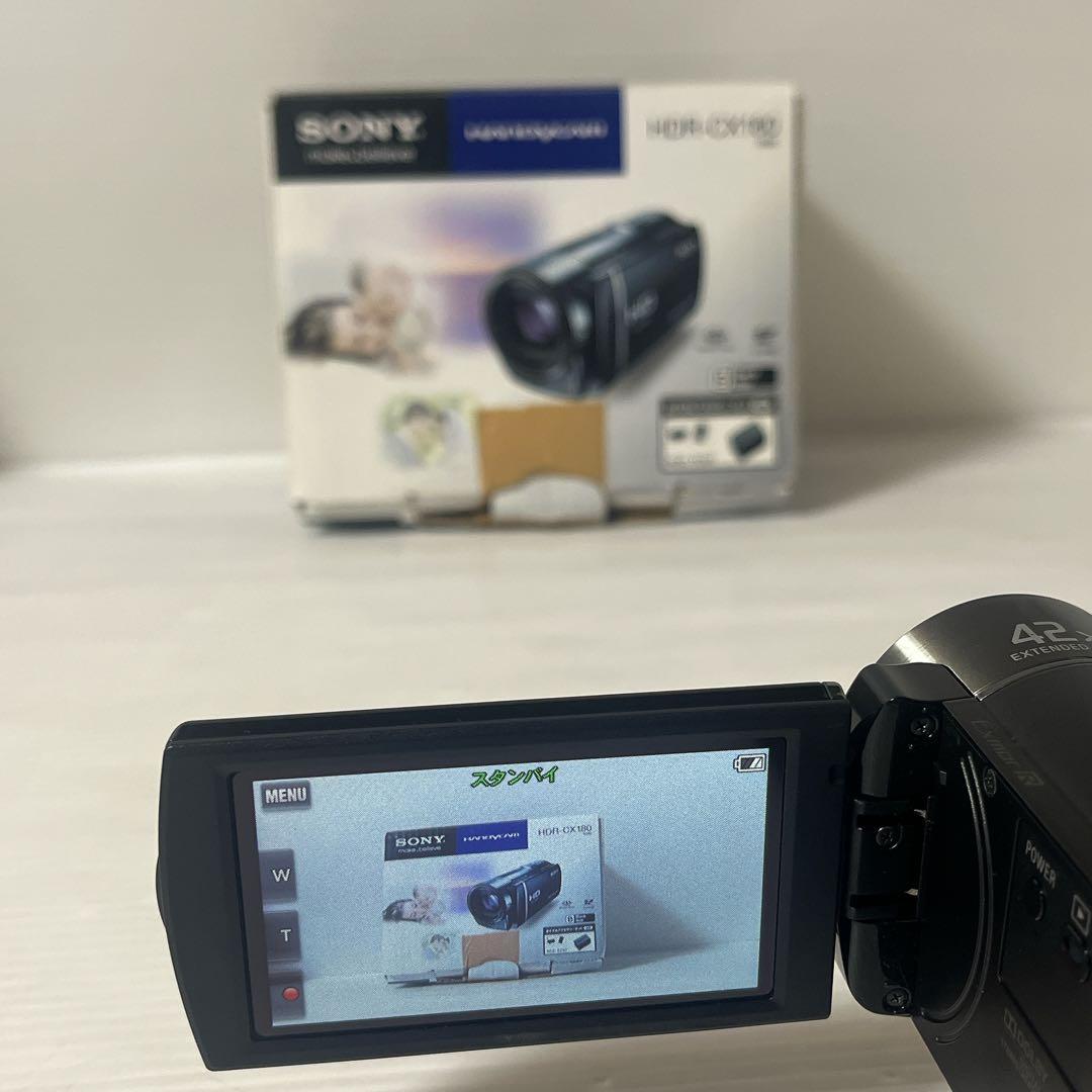 SONY Handycam HDR-CX180　ブラック　ビデオカメラ