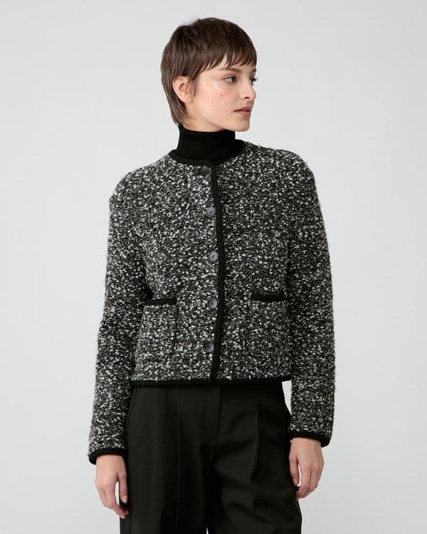 今季美品*定価7.5万 theory luxe ツイードニットジャケット 38