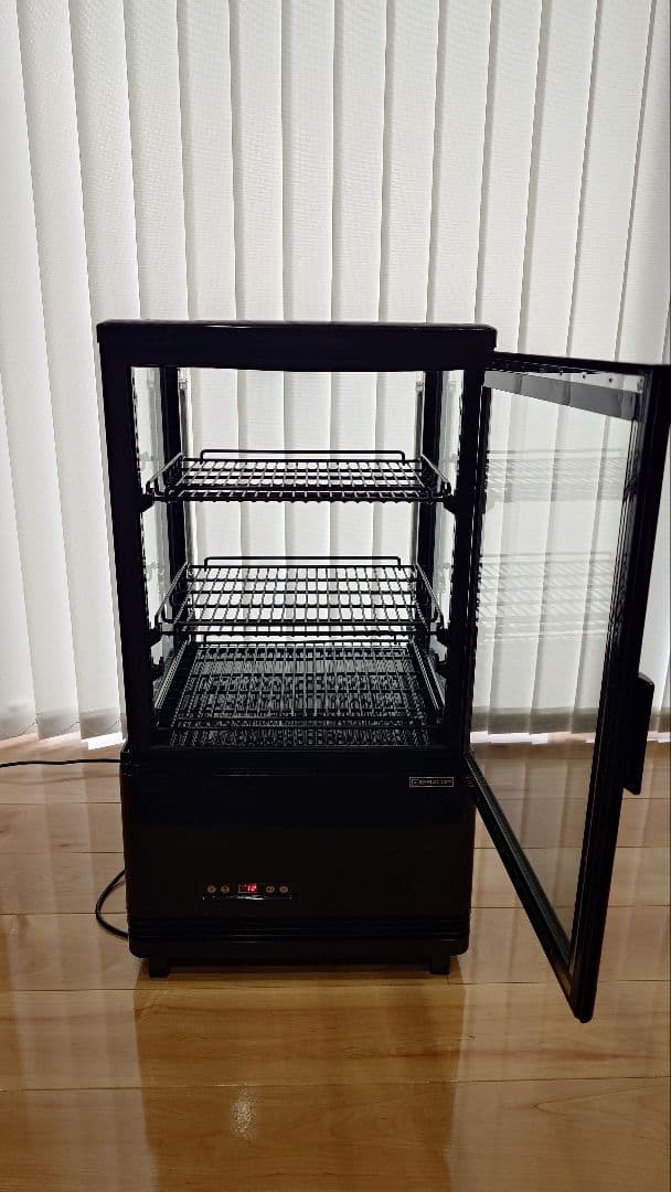 【美品】レマコム　4面ガラス冷蔵ショーケース