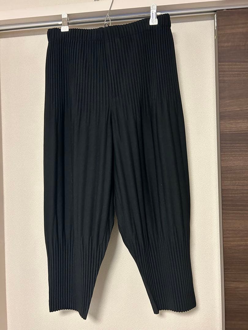 ISSEY MIYAKE HOMME PLISSE オムプリッセ ブラックパンツ