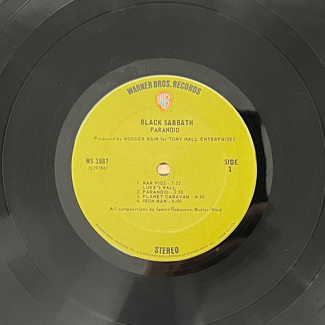 BLACK SABBATH PARANOID LP USファーストプレス盤