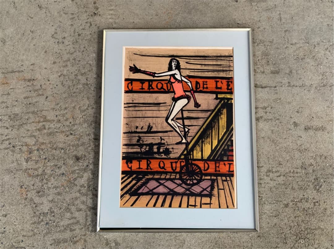 レア!! ベルナール ビュッフェ サーカス シリーズ リトグラフ No.2
