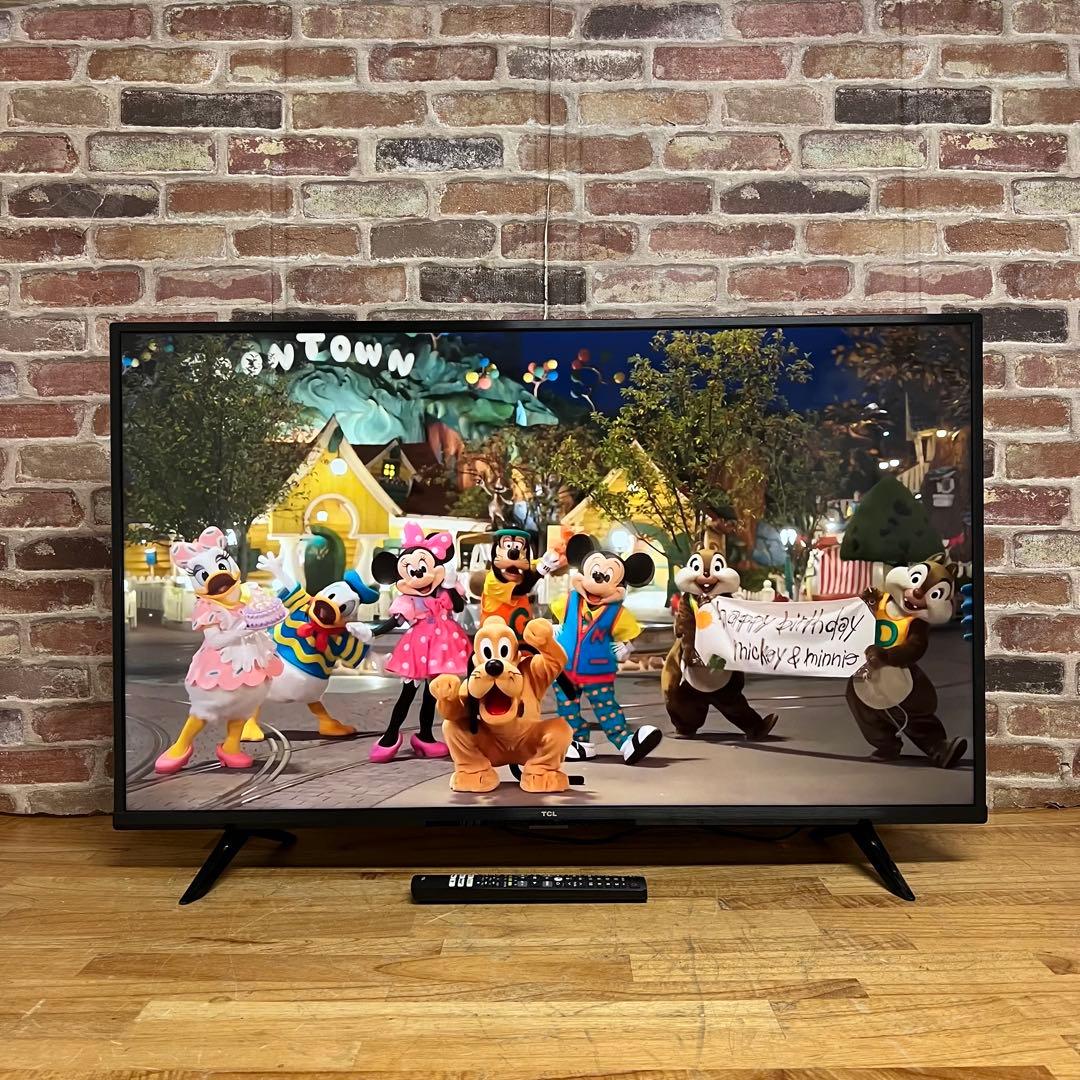 TCL 43V型4K 液晶テレビ スマートテレビ 43P615 動画配信アプリ○