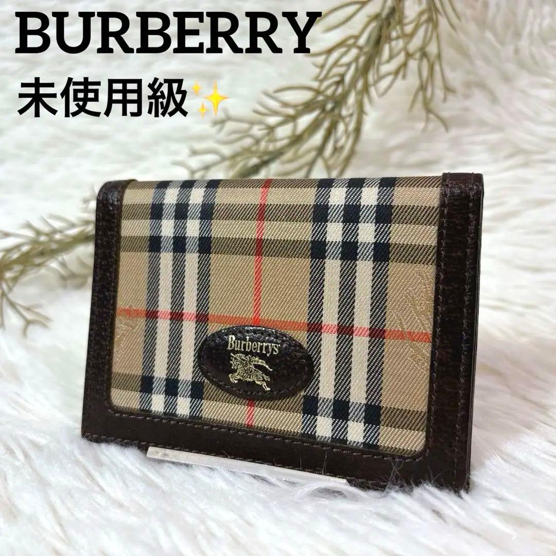 未使用級✨ BURBERRY カードケース パスケース 名刺入れ ノヴァチェック