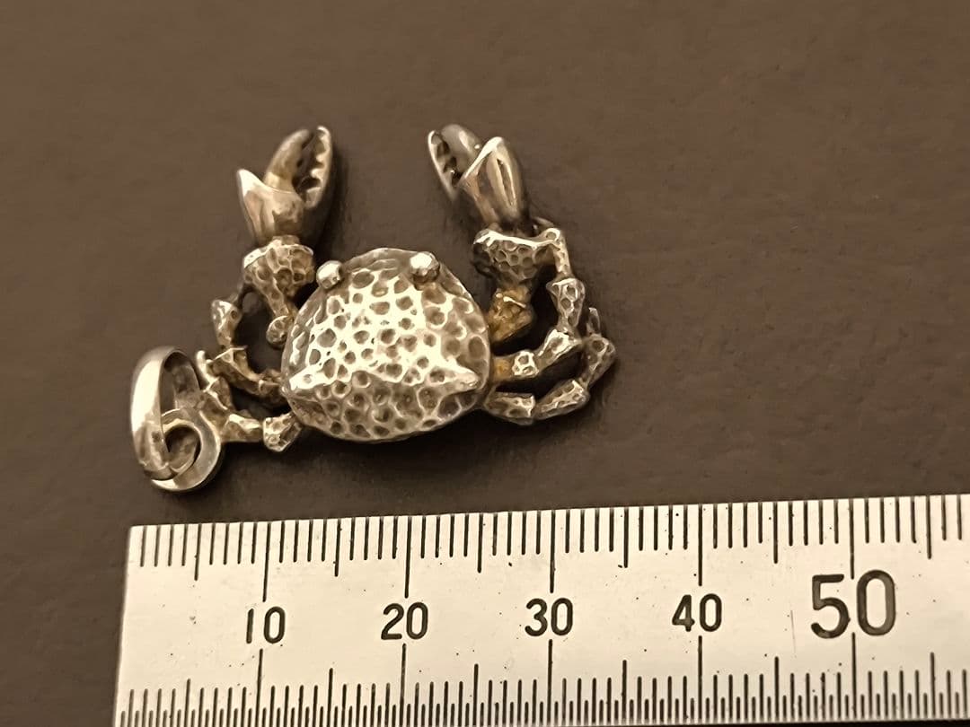 unoaerre ウノアエレ ヴィンテージ 星座 蟹座 カニ ペンダントトップ