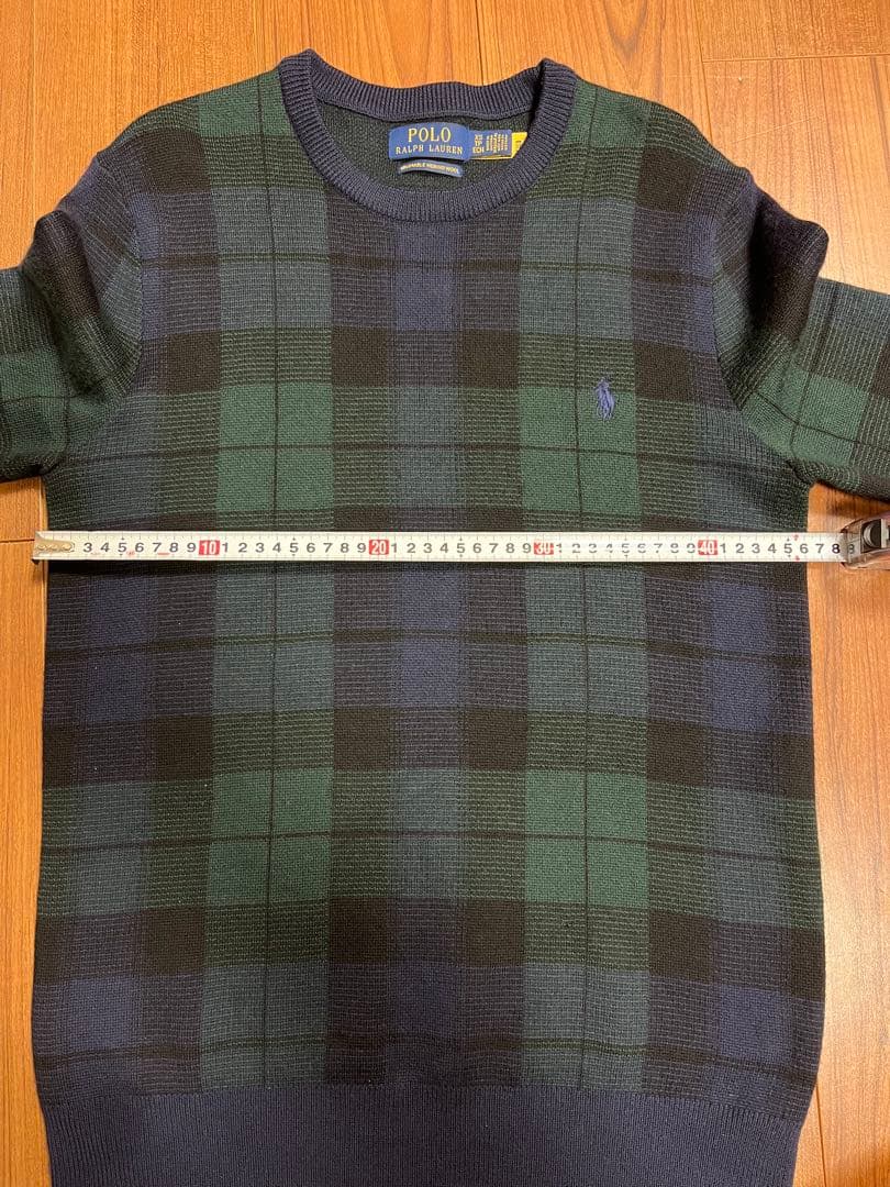 Polo Ralph Laurenラルフローレン チェック柄ウォッシャブルニット