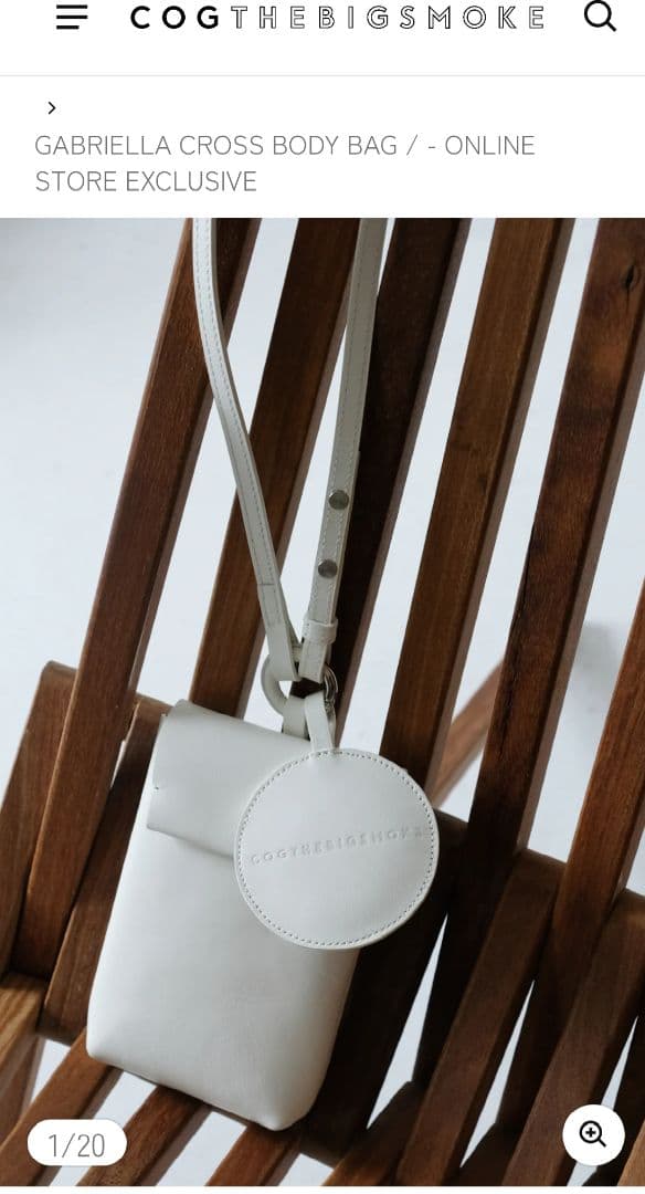 バッグ COGTHEBIGSMOKE GABRIELLA CROSS BODY BAG