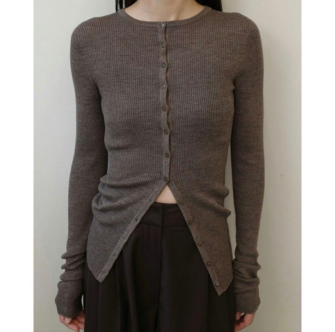 TODAYFUL トゥデイフル　♡ シルク　ウール　ニット　カーディガン