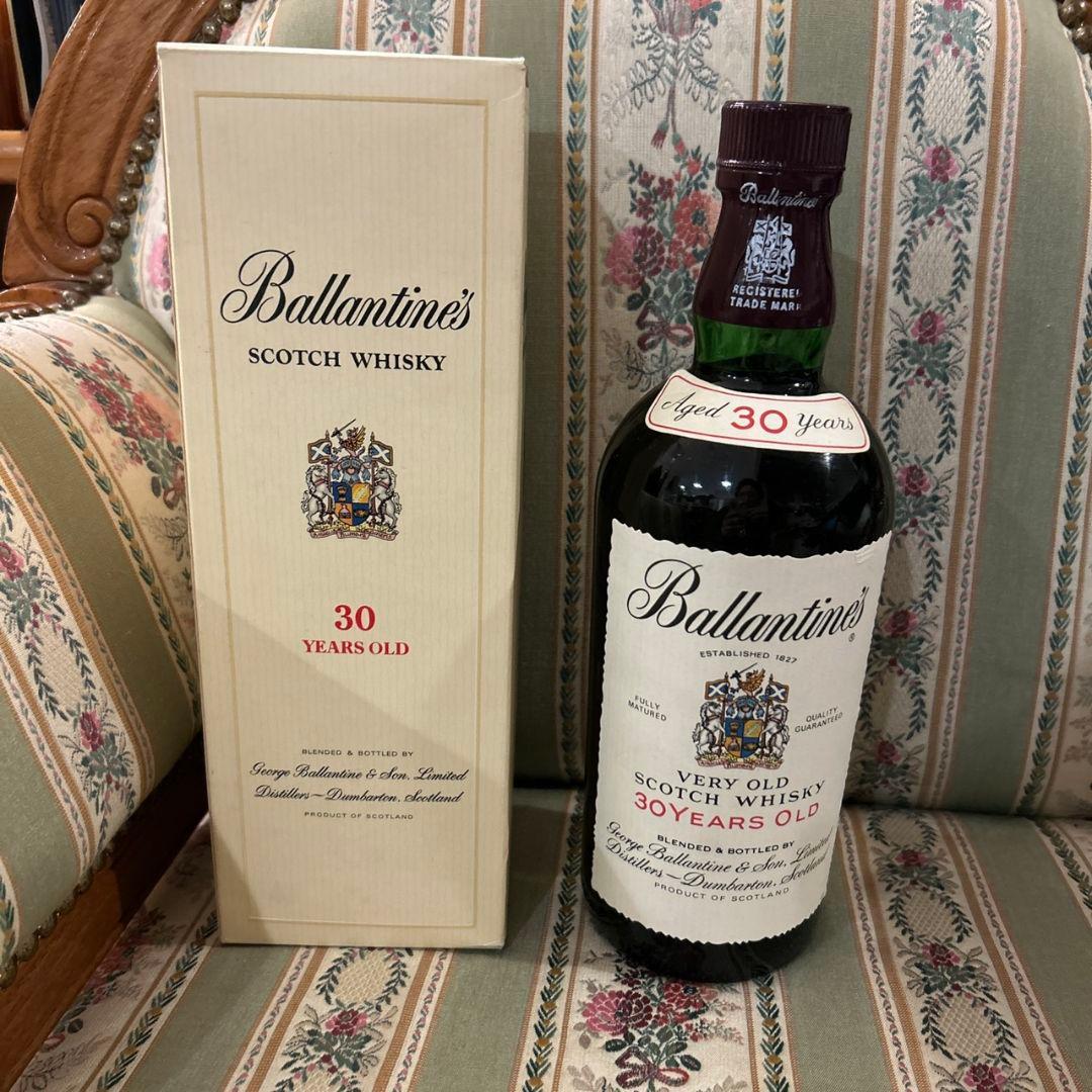 極美品　バランタイン30年茶色キャップ　ダンバートン　80年代