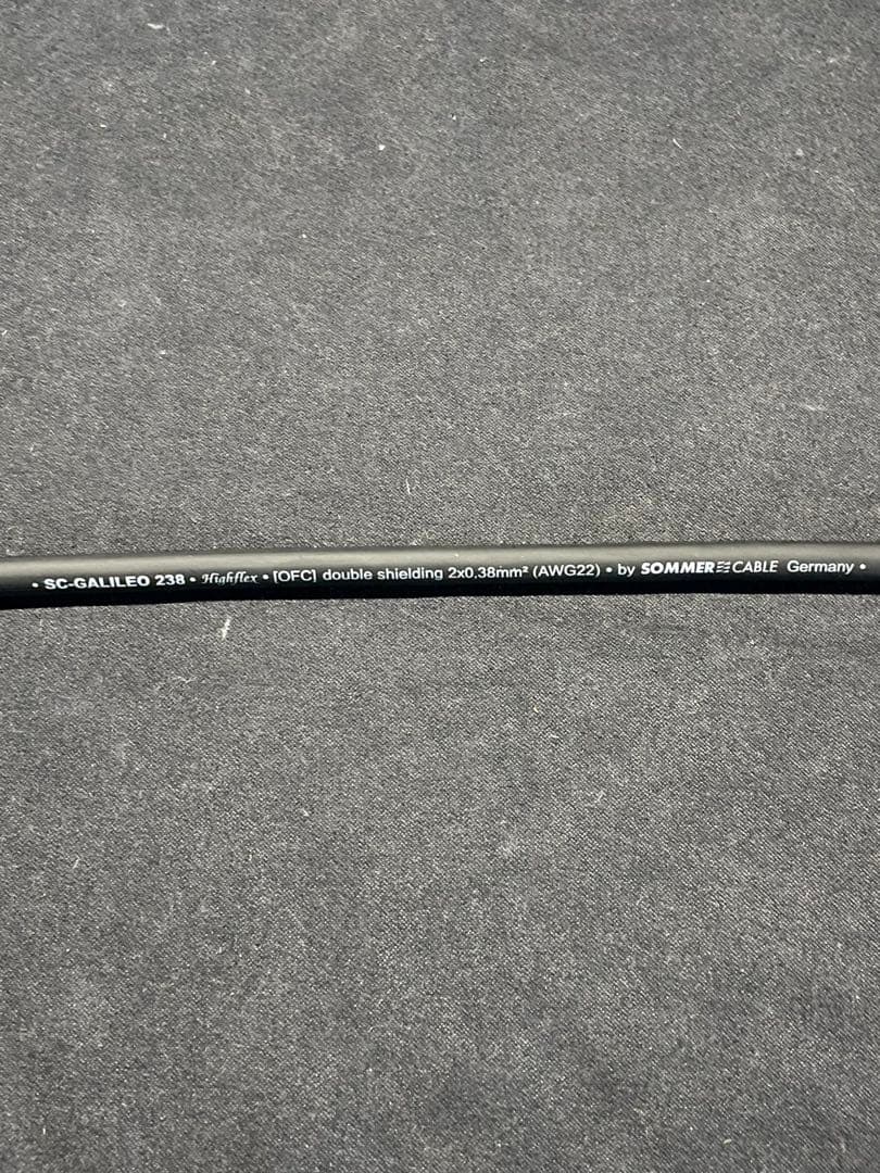 SOMMER GALILEO 238 2mペア XLR金メッキ/WBTハンダ使用