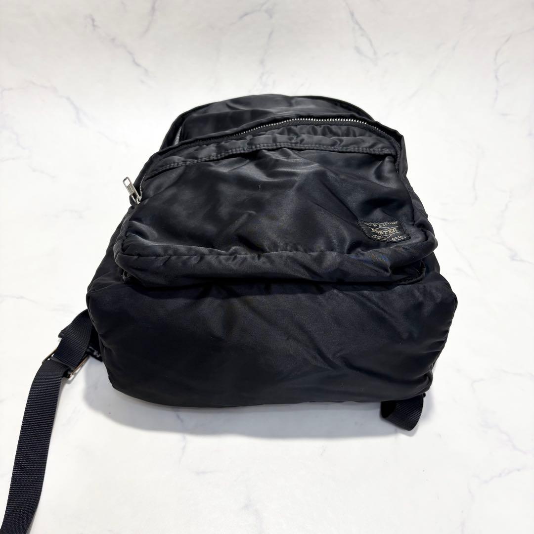 【美品】PORTER ポーター　リュック　タンカー　ブラック　ナイロン