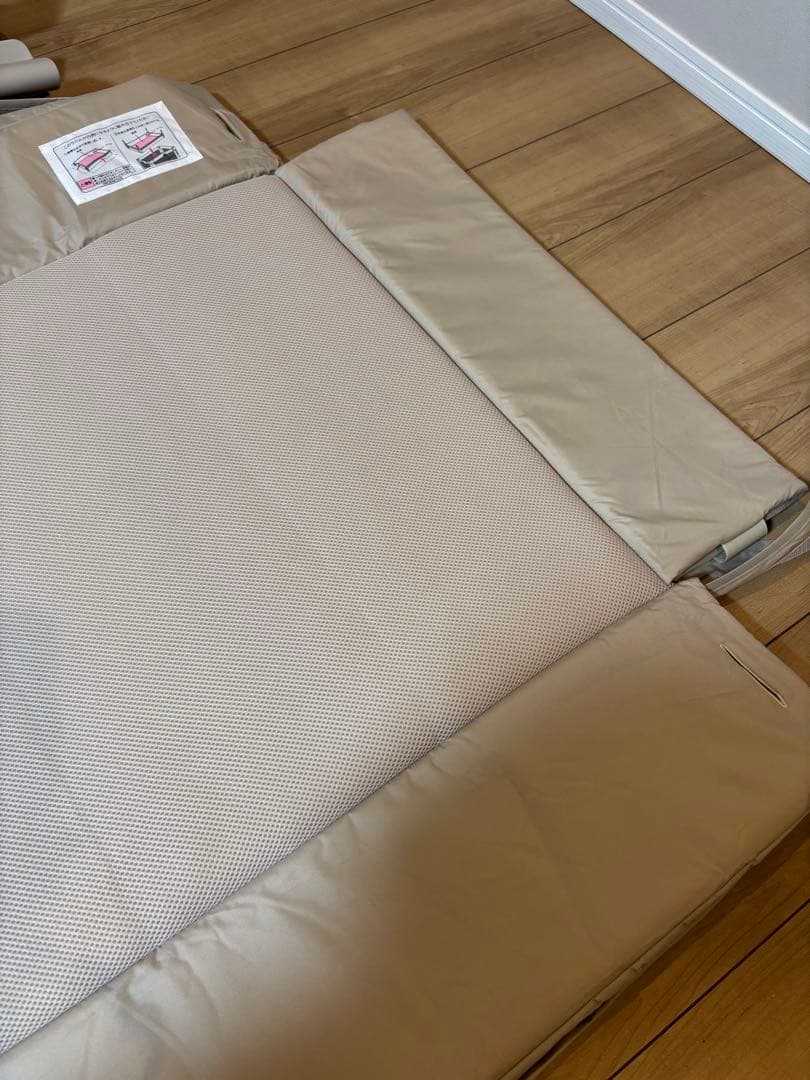 【美品】Apricaベビーベッド ココネルエアー ココア