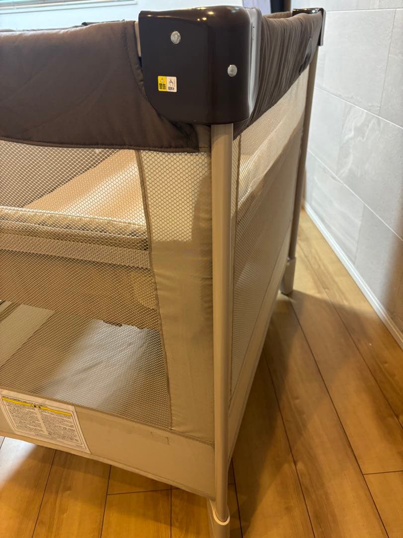 【美品】Apricaベビーベッド ココネルエアー ココア