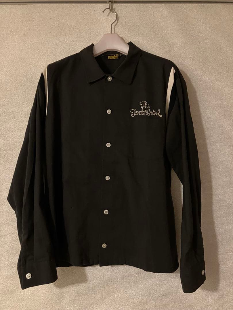 未使用Tenderloin ボウリングシャツ S 黒 テンダーロイン キムタク