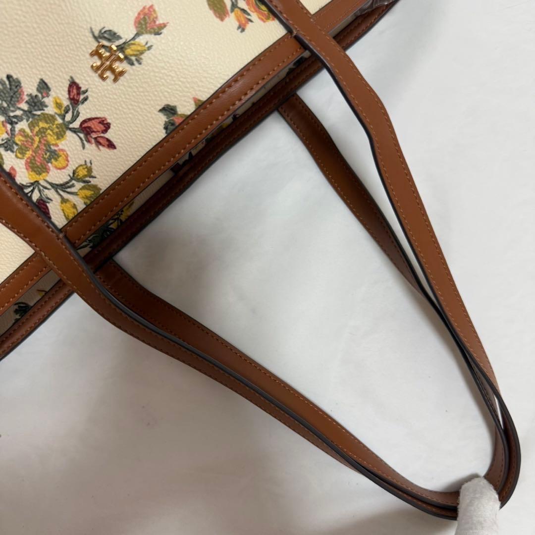 【訳あり未使用級】トリーバーチ ケリントン フローラル トートバッグ レザー