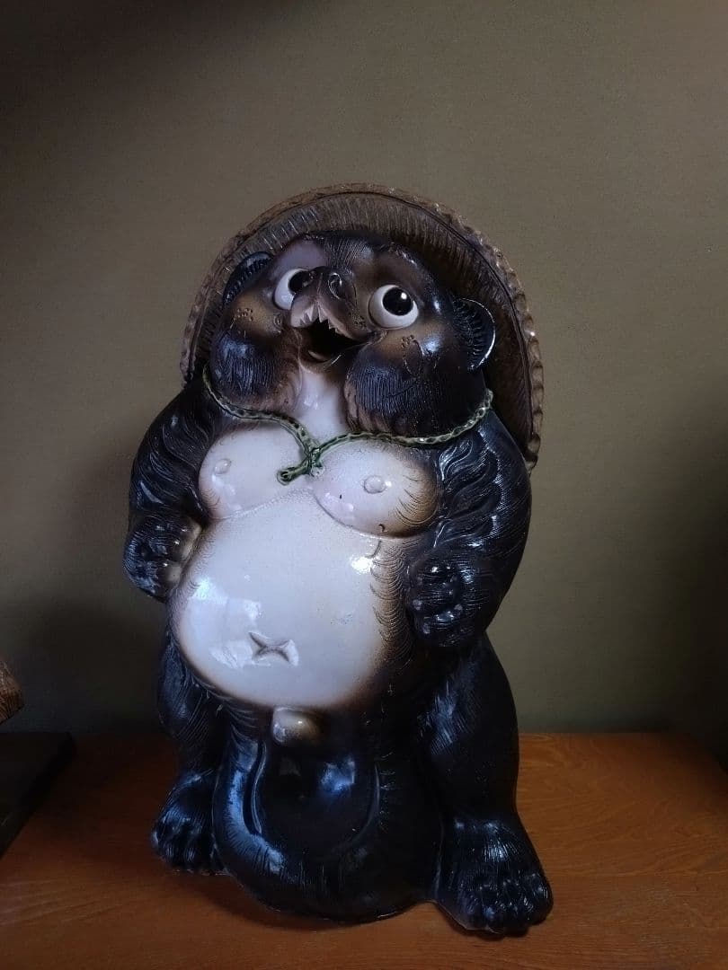 たぬき　約70cm 福狸　置物　信楽焼