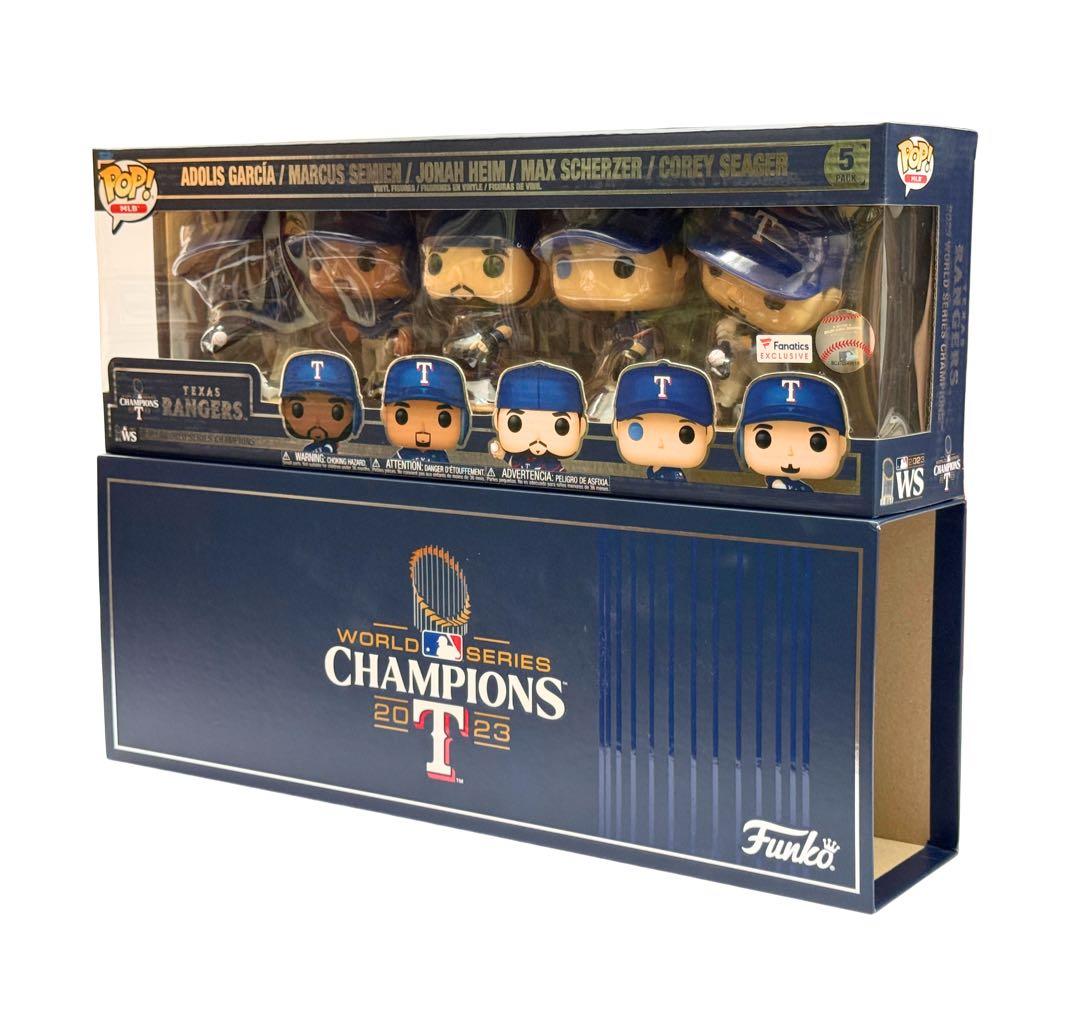 MLB Funko Pop レンジャーズ ワールドシリーズチャンピオン5体セット