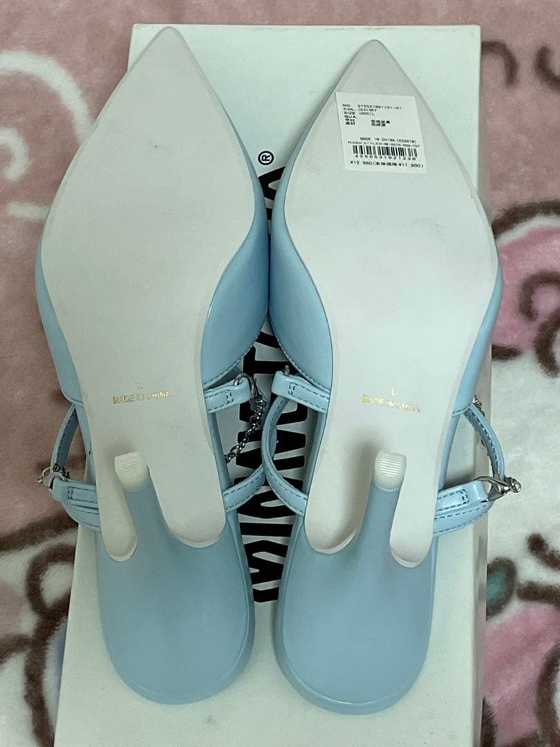 GYDAジェイダ3wayビジューMOLDチェーンストラップポインテッドミュール