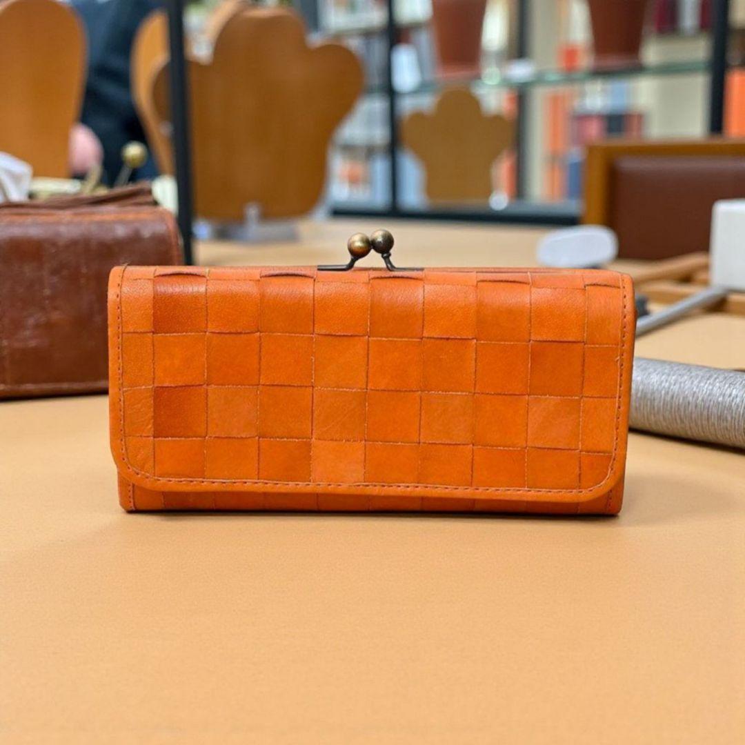 新品　なが財布　レディース　 本革　ズッケロ　大容量　牛革　長財布　ガマ口