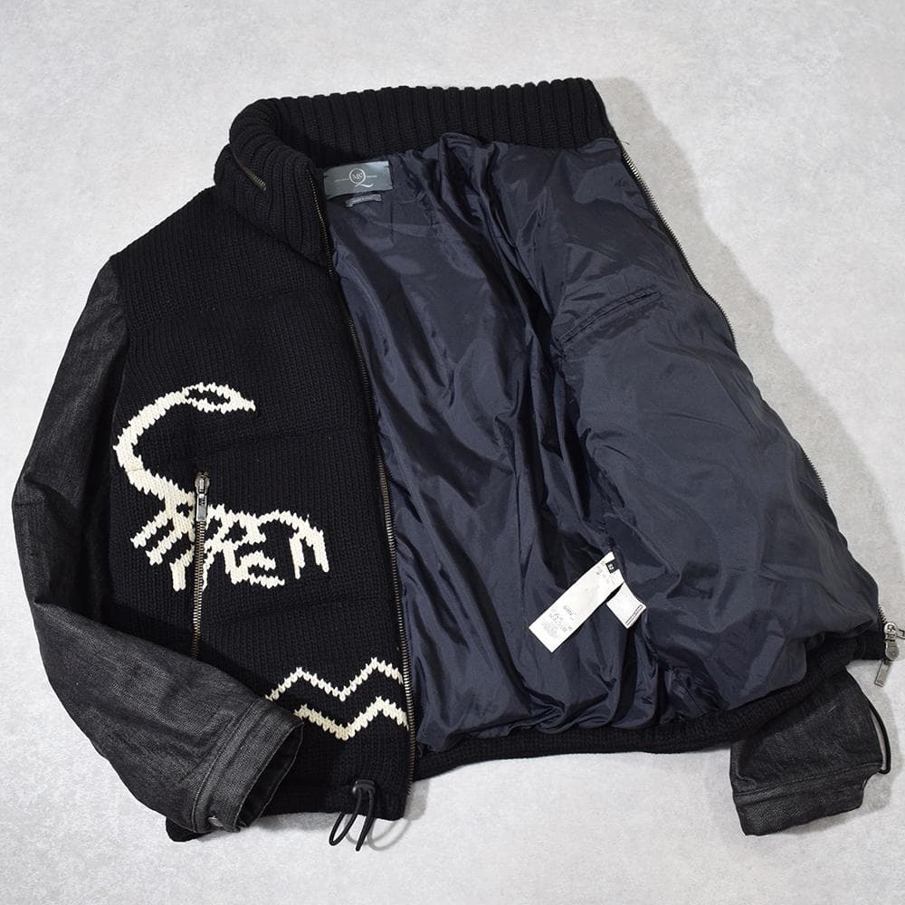 McQ Alexander McQueen カウチン切替え ダウンブルゾン 52
