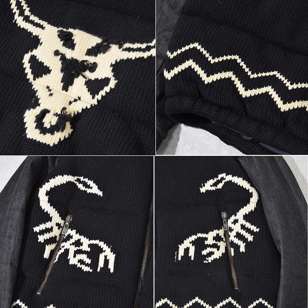 McQ Alexander McQueen カウチン切替え ダウンブルゾン 52