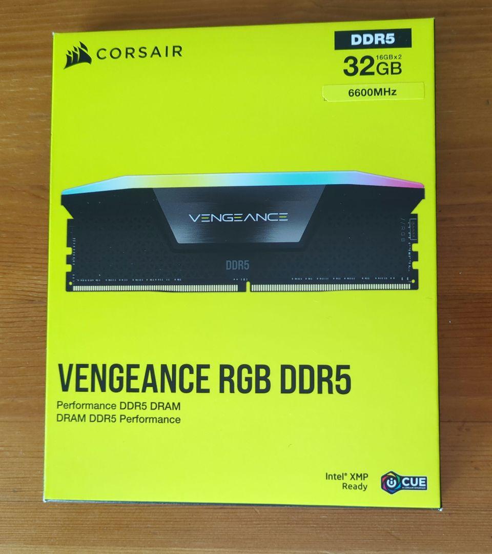 CORSAIR DDR5-6600MHz 32GB デスクトップPC用メモリ