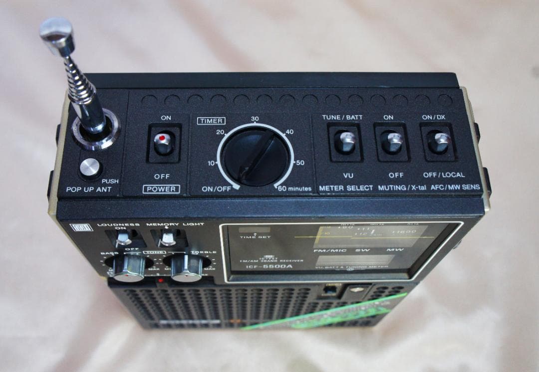 ☆綺麗☆受信OK☆スカイセンサー☆ICF-5500A☆ソニー☆SONY☆ラジオ☆