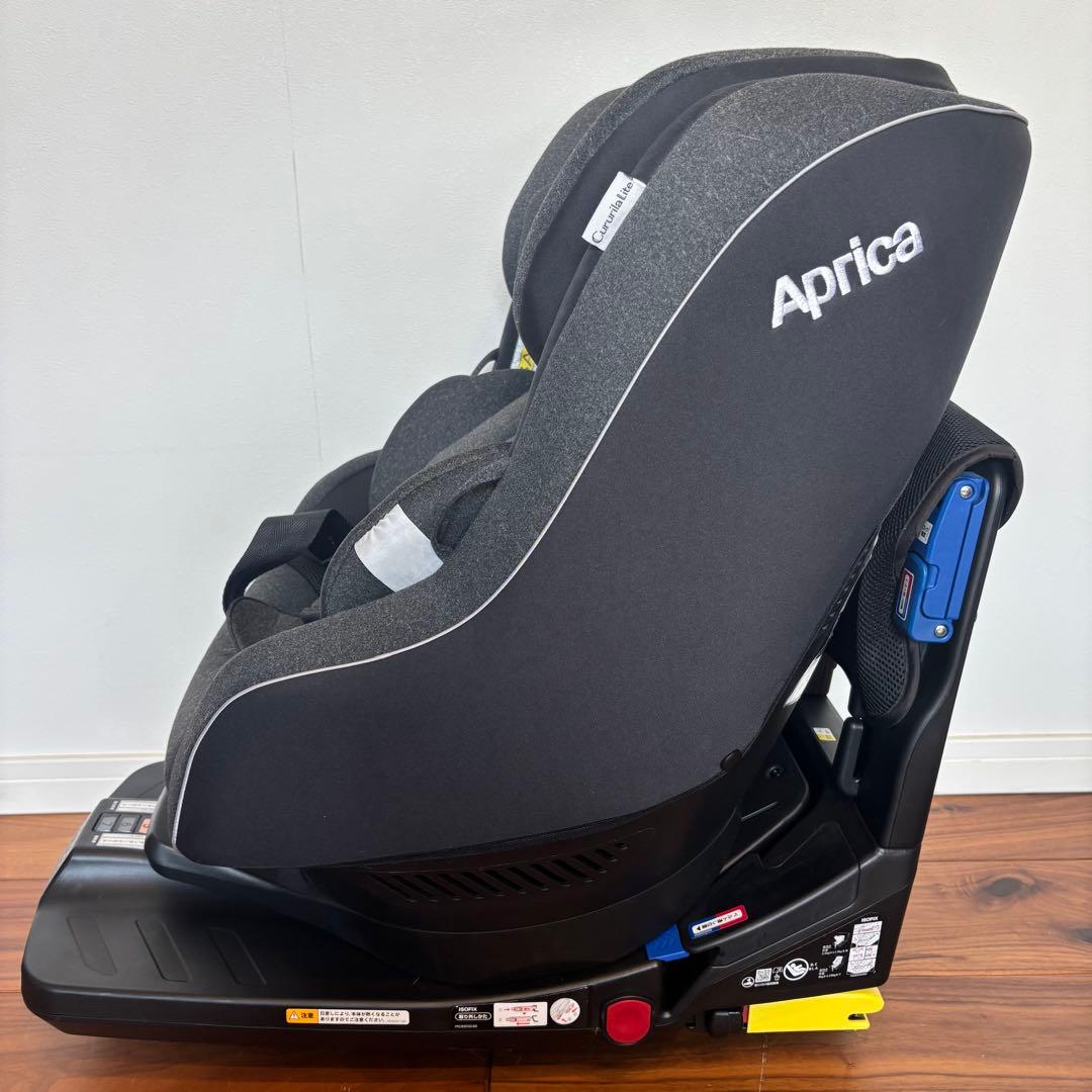 未使用級 アップリカ クルリラライト ISOFIX 回転式 新生児対応