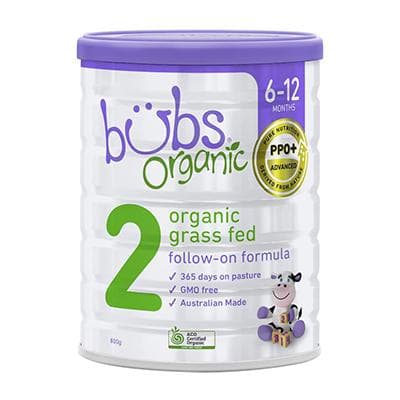 bubs organic 有機粉ミルク 800g 2缶セット