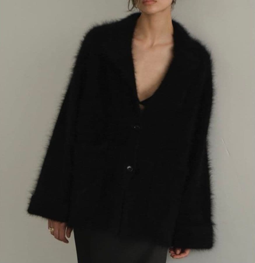 ジャケット・アウター 24AW CLANE ANGOLA TAILORED KNIT JACKET 1