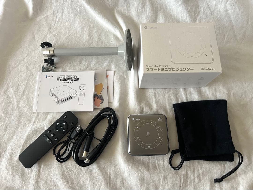 TDP-4Kmini スマートミニプロジェクター コンパクト TOKAIZ