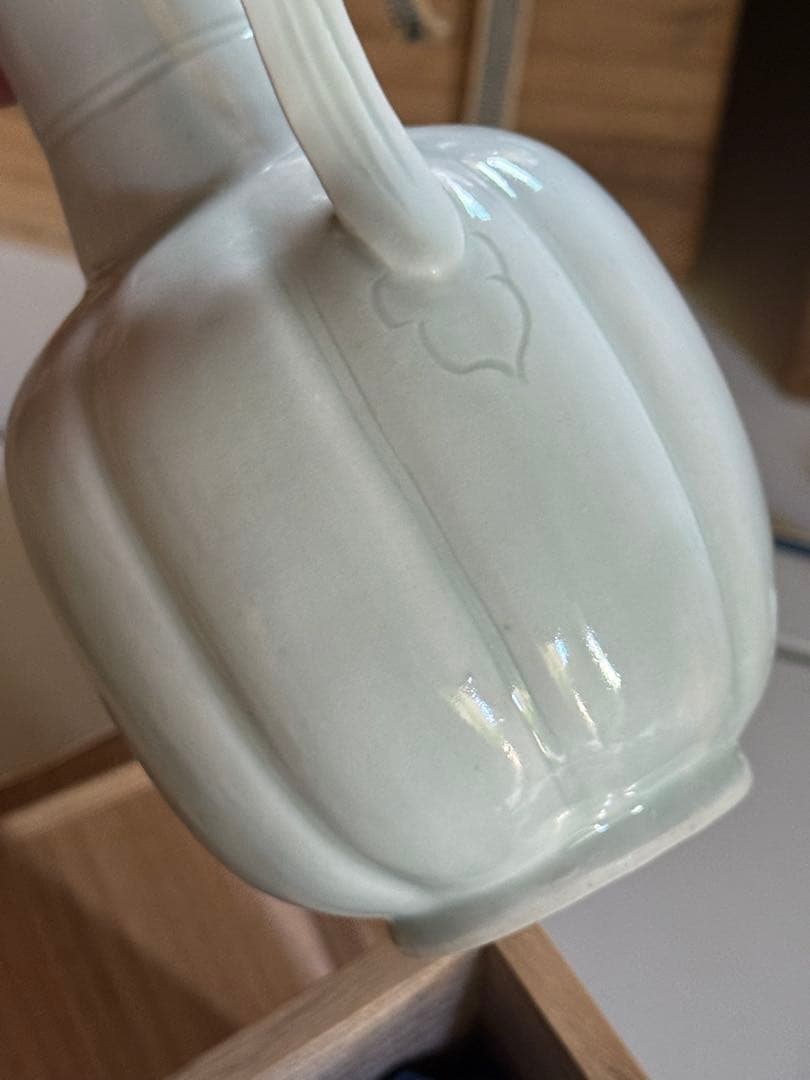 ‼️早速半額‼️リサイクルFORT‼️旧家から直送唐物④‼️中国物で青白磁共蓋水注‼️